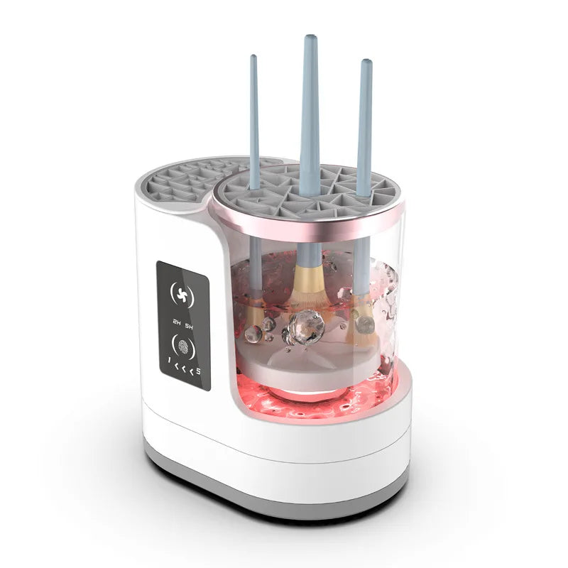 BrushClean Pro – Limpiador Eléctrico de Brochas de Maquillaje