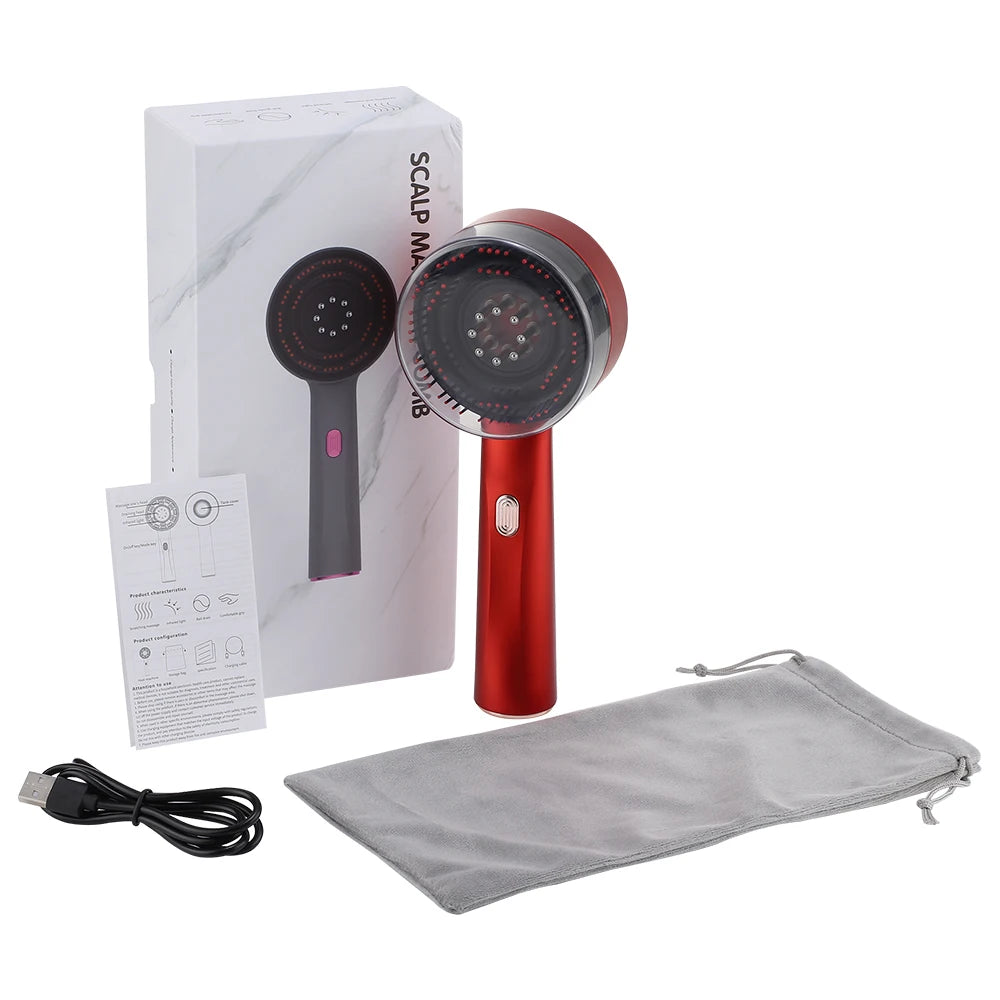ScalpBoost – Masajeador Capilar con Luz Roja