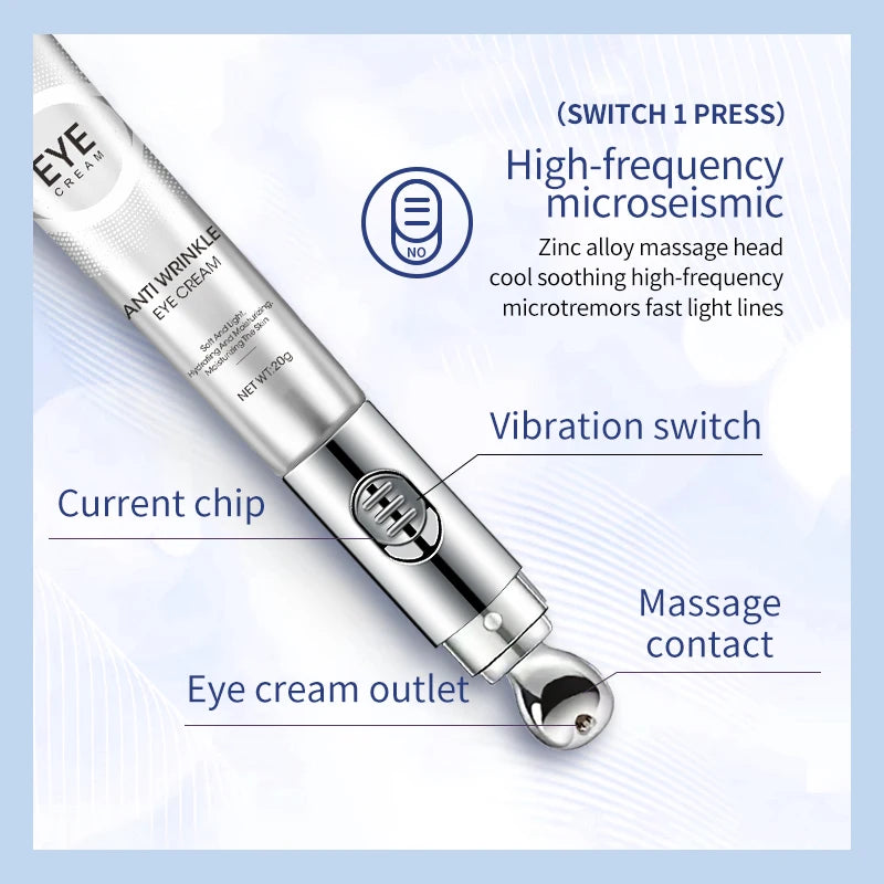 Masajeador Eléctrico Contorno de Ojos OCHEAL – Antibolsas, Antiojeras y Antiarrugas