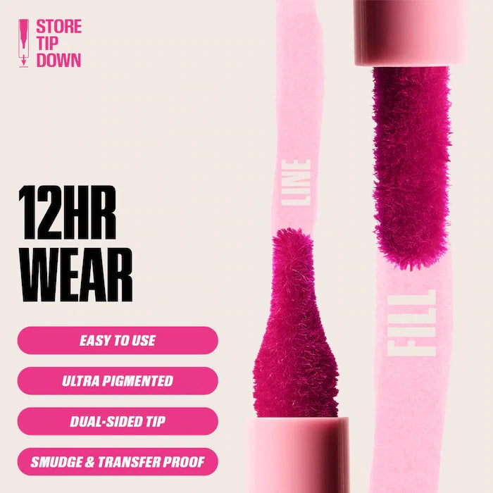 Velvet Lip Liner – Perfilador de Labios Mate Waterproof en 12 Tonos