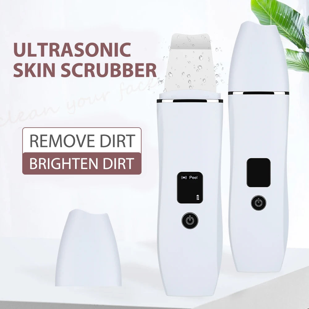 ScalpBoost – Spatule ultrasonique faciale avec EMS et micro-courant