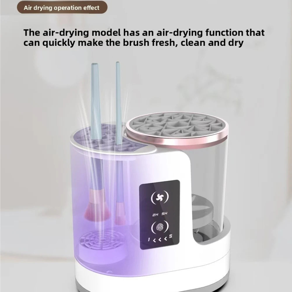 BrushClean Pro – Limpiador Eléctrico de Brochas de Maquillaje