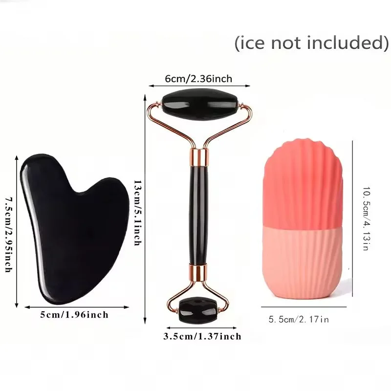 Rodillo Facial de Hielo – Set Dermapen y Rodillo Antiinflamatorio para Piel Luminosa