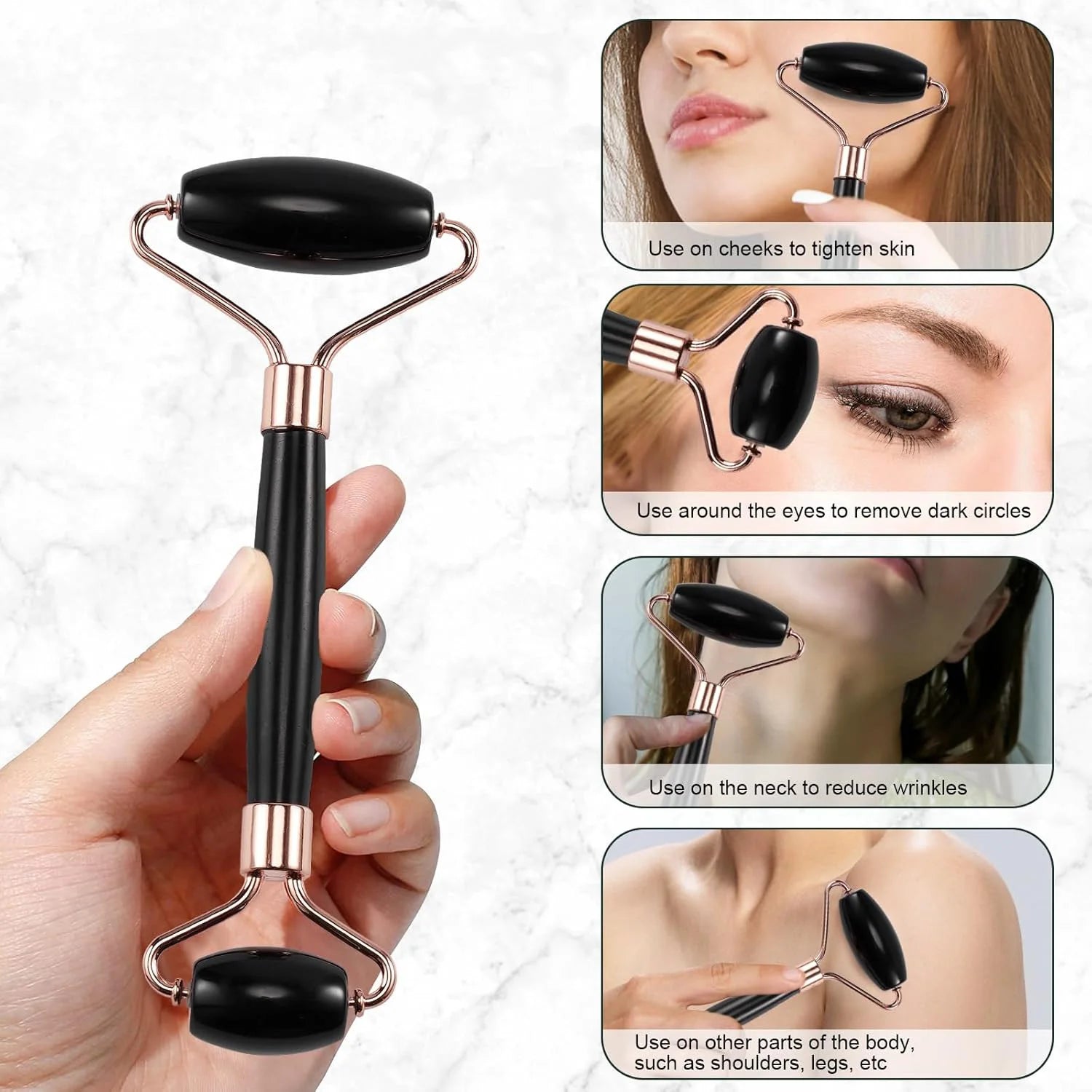 Rodillo Facial de Hielo – Set Dermapen y Rodillo Antiinflamatorio para Piel Luminosa