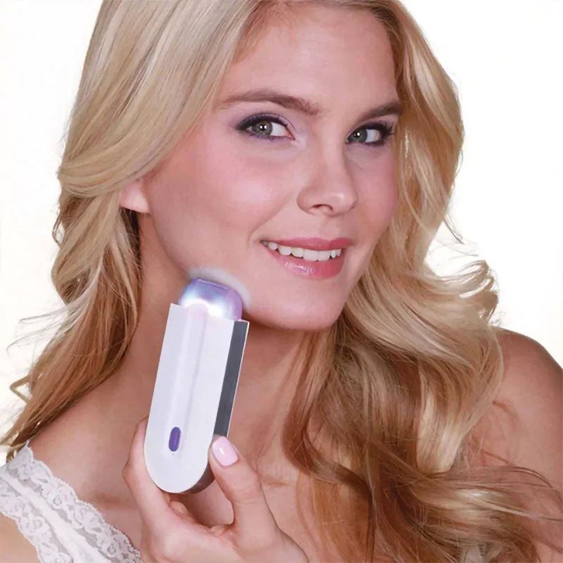 Laser Touch Pro – Epilador Eléctrico Recargable para Cuerpo, Rostro y Zona Bikini