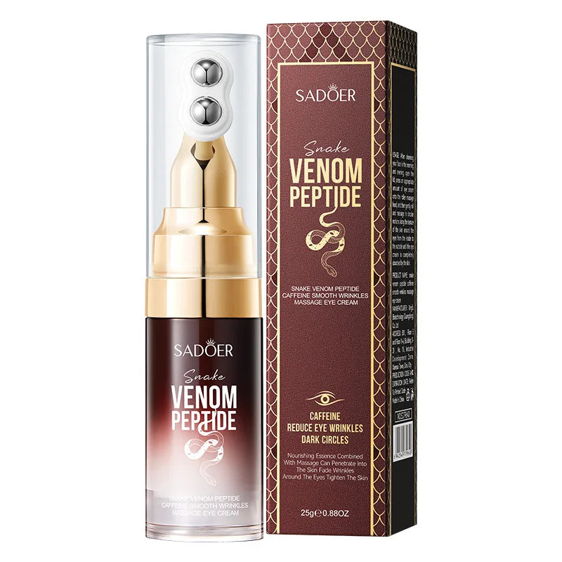 Crema Contorno de Ojos SADOER con Péptidos de Veneno de Serpiente – Antiarrugas y Antiojeras