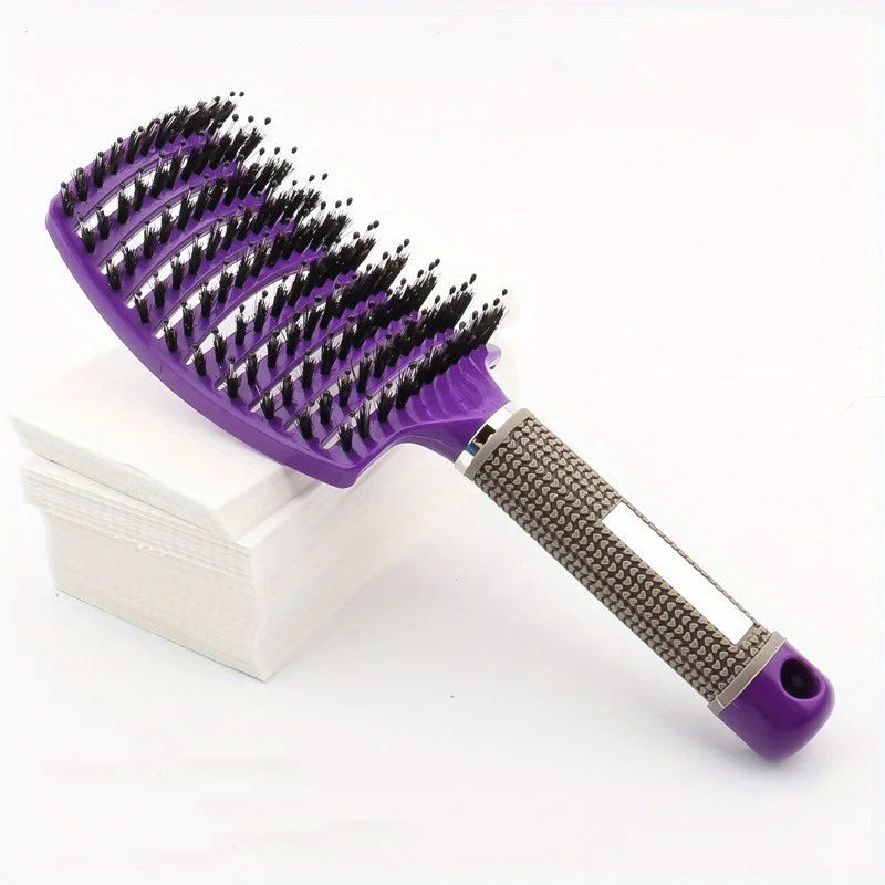 PureFlex: Cepillo de Pelo Autolimpiable Ergonómico | HydroBristle