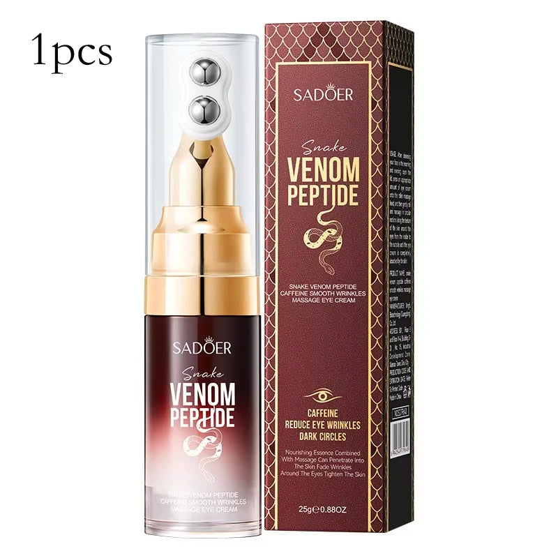 Crema Contorno de Ojos SADOER con Péptidos de Veneno de Serpiente – Antiarrugas y Antiojeras