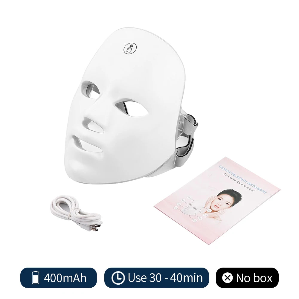 LuminaGlow – Máscara LED Facial de Fototerapia Pro