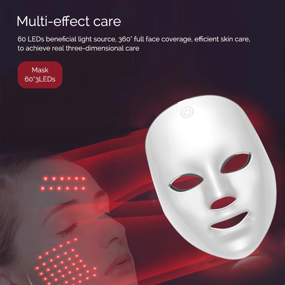 LuminaGlow – Máscara LED Facial de Fototerapia Pro