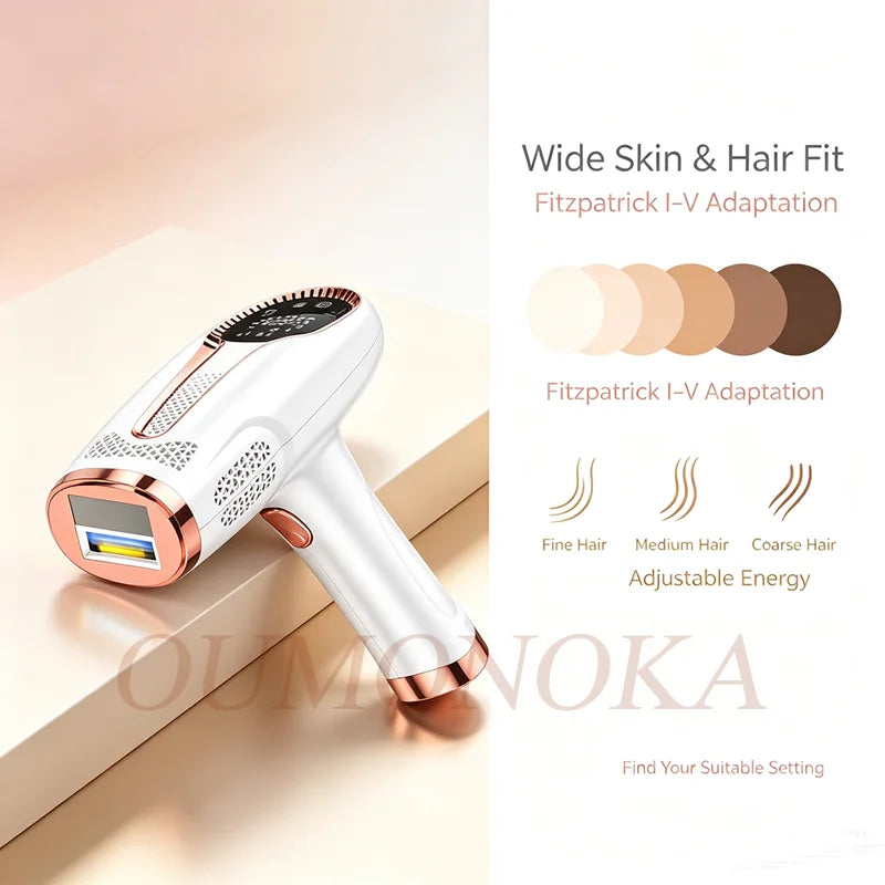SilkLaser Pro – Depiladora IPL con Tecnología de Enfriamiento -10°C