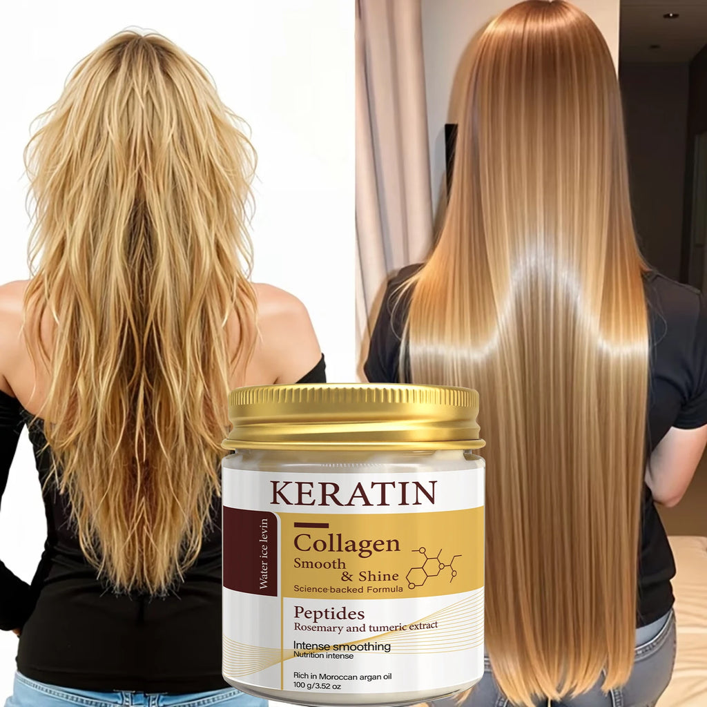 Mascarilla Capilar de Keratina y Colágeno con Romero – Tratamiento Alisador Intensivo