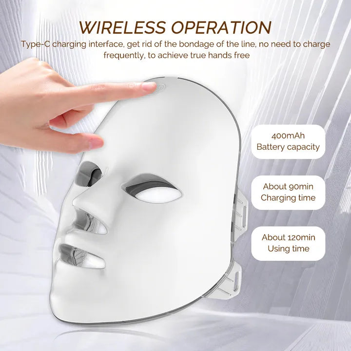 LuminaGlow – Máscara LED Facial de Fototerapia Pro