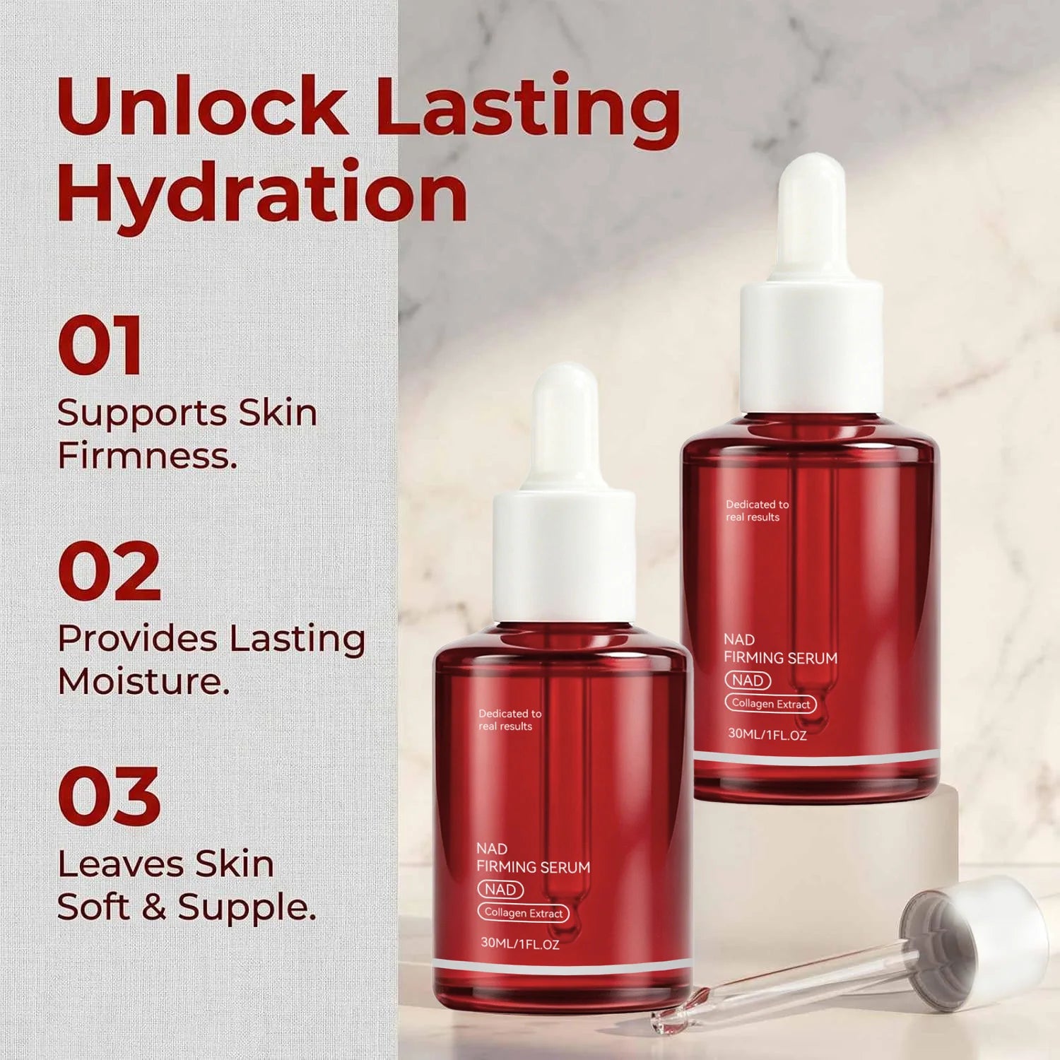 NAD+ Firming Serum – Firming Serum with Collagen and Peptides 30ml