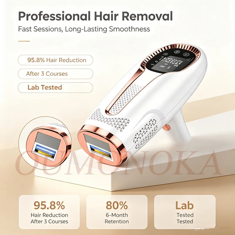 SilkLaser Pro – Depiladora IPL con Tecnología de Enfriamiento -10°C